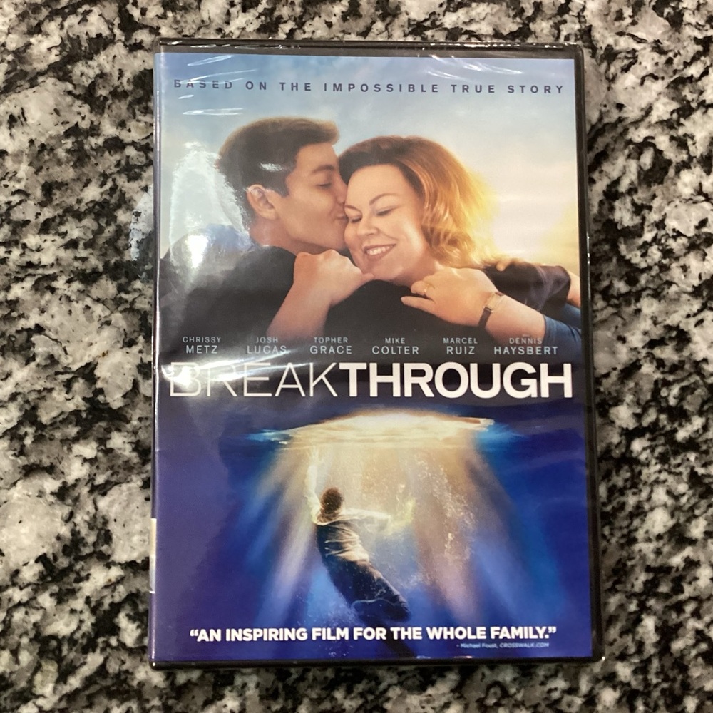 🔴 New - Break Through on DVD - Sealed - Never Opened - PG